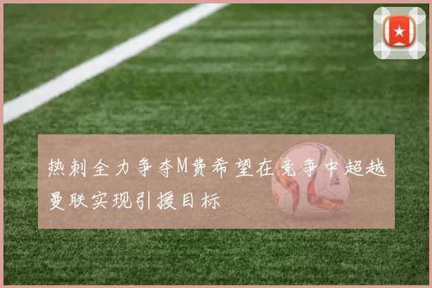 热刺全力争夺M费希望在竞争中超越曼联实现引援目标