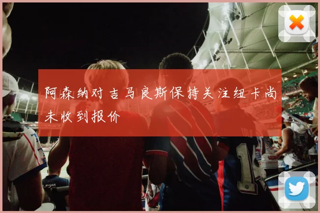 阿森纳对吉马良斯保持关注纽卡尚未收到报价